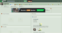 Desktop Screenshot of lordshenplz.deviantart.com