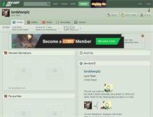 Tablet Screenshot of lordshenplz.deviantart.com