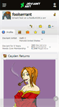 Mobile Screenshot of foolserrant.deviantart.com