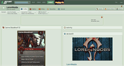 Desktop Screenshot of lore4noobs.deviantart.com