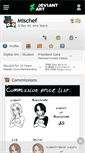Mobile Screenshot of mischef.deviantart.com