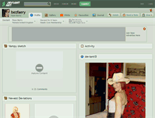 Tablet Screenshot of bezfaery.deviantart.com