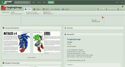 Desktop Screenshot of fangkingomega.deviantart.com