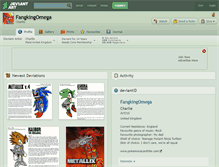 Tablet Screenshot of fangkingomega.deviantart.com