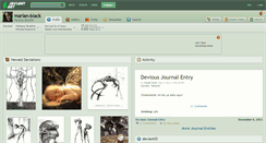 Desktop Screenshot of marian-black.deviantart.com