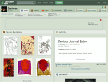 Tablet Screenshot of earfones.deviantart.com