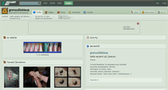 Desktop Screenshot of grenouillebleue.deviantart.com