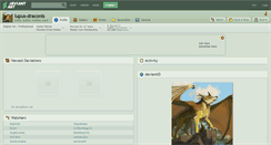Desktop Screenshot of lupus-draconis.deviantart.com