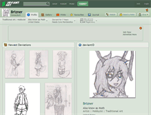 Tablet Screenshot of brizner.deviantart.com