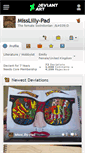 Mobile Screenshot of misslilly-pad.deviantart.com