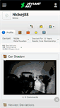 Mobile Screenshot of nickej88.deviantart.com