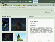 Tablet Screenshot of dorini.deviantart.com