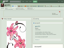 Tablet Screenshot of genn521.deviantart.com