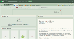 Desktop Screenshot of devil-man-josh.deviantart.com