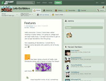Tablet Screenshot of lets-iscribble.deviantart.com