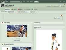 Tablet Screenshot of meticulous-ds.deviantart.com