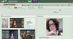 Desktop Screenshot of mimiko-flamemaker.deviantart.com