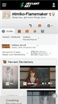 Mobile Screenshot of mimiko-flamemaker.deviantart.com