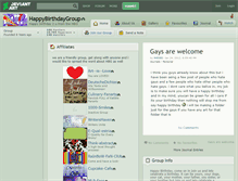 Tablet Screenshot of happybirthdaygroup.deviantart.com