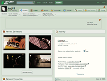 Tablet Screenshot of jeej83.deviantart.com