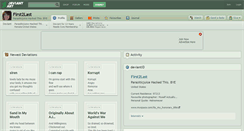Desktop Screenshot of first2last.deviantart.com