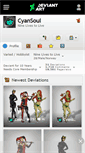 Mobile Screenshot of cyansoul.deviantart.com