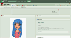 Desktop Screenshot of julie-su-girl.deviantart.com