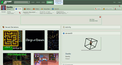 Desktop Screenshot of donitz.deviantart.com