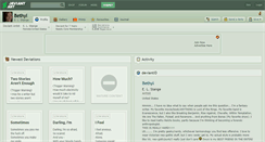 Desktop Screenshot of bethyl.deviantart.com
