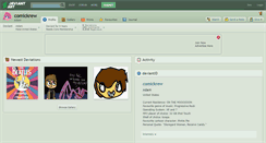 Desktop Screenshot of comickrew.deviantart.com