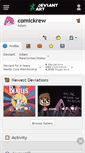 Mobile Screenshot of comickrew.deviantart.com