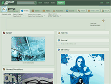 Tablet Screenshot of gerryc.deviantart.com