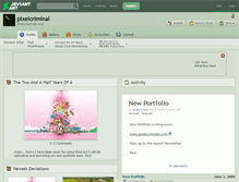 Tablet Screenshot of pixelcriminal.deviantart.com