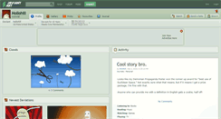 Desktop Screenshot of hollohill.deviantart.com