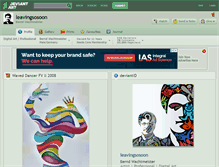 Tablet Screenshot of leavingsosoon.deviantart.com