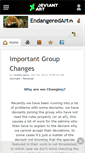Mobile Screenshot of endangeredart.deviantart.com