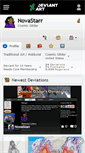 Mobile Screenshot of novastarr.deviantart.com