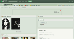Desktop Screenshot of matchstick-girl.deviantart.com