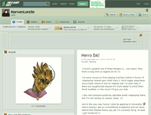 Tablet Screenshot of morwenlorelie.deviantart.com