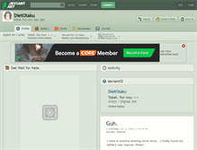 Tablet Screenshot of dietotaku.deviantart.com