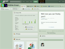 Tablet Screenshot of eeljinka-group.deviantart.com