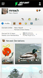 Mobile Screenshot of mreach.deviantart.com