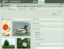 Tablet Screenshot of mreach.deviantart.com