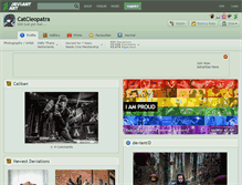 Tablet Screenshot of catcleopatra.deviantart.com