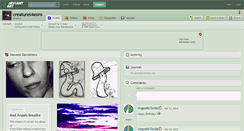 Desktop Screenshot of creatures4eons.deviantart.com