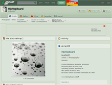 Tablet Screenshot of hiphopboard.deviantart.com
