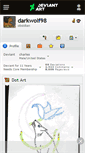 Mobile Screenshot of darkwolf98.deviantart.com