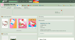 Desktop Screenshot of hellokitty-fan-club.deviantart.com