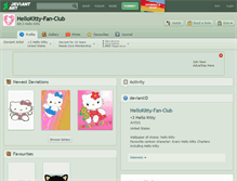 Tablet Screenshot of hellokitty-fan-club.deviantart.com