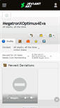 Mobile Screenshot of megatronxoptimus4eva.deviantart.com